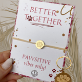 PAWSITIVE VIBES set gold