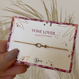 WINE LOVER GOLD 14k Gold Plated