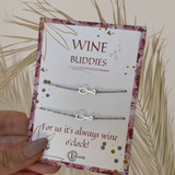 WINE BUDDIES SET GOLD 14k gold plated
