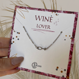 WINE LOVER necklace gold