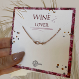 WINE LOVER necklace gold
