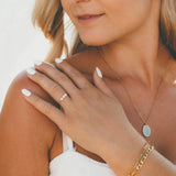 HAZEL PEARL RING 14k Gold Plated