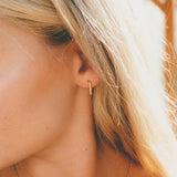 PHYLLIS HOOPS EARRINGS 14k Gold Plated