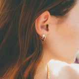 PHYLLIS HOOPS EARRINGS 14k Gold Plated