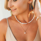 PHYLLIS HOOPS EARRINGS 14k Gold Plated