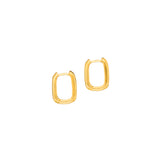 PHYLLIS HOOPS EARRINGS 14k Gold Plated