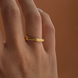 WAVER Ring 14k Gold Plated