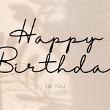 Happy Birthday Karte