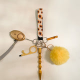 Sonnenblumen Self-Defense-Keychain