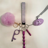Light Grey Self-Defense-Keychain