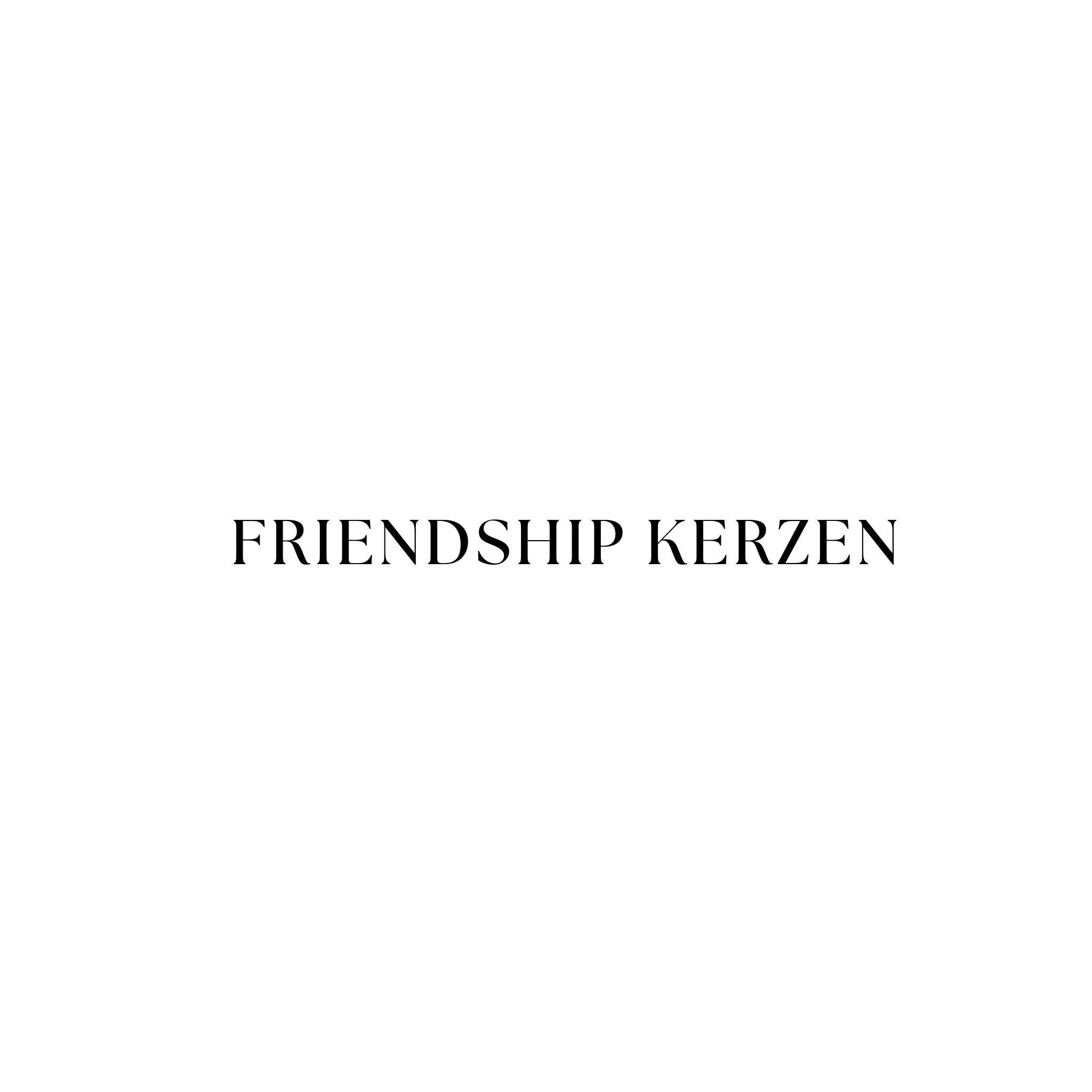 FRIENDSHIP KERZEN