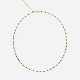Elina Black Necklace