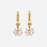 Bella Flower Hoops