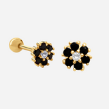 Alia Black Studs