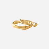 Waves Ring Set