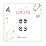 BEER BUDDIES EARRINGS GOLD