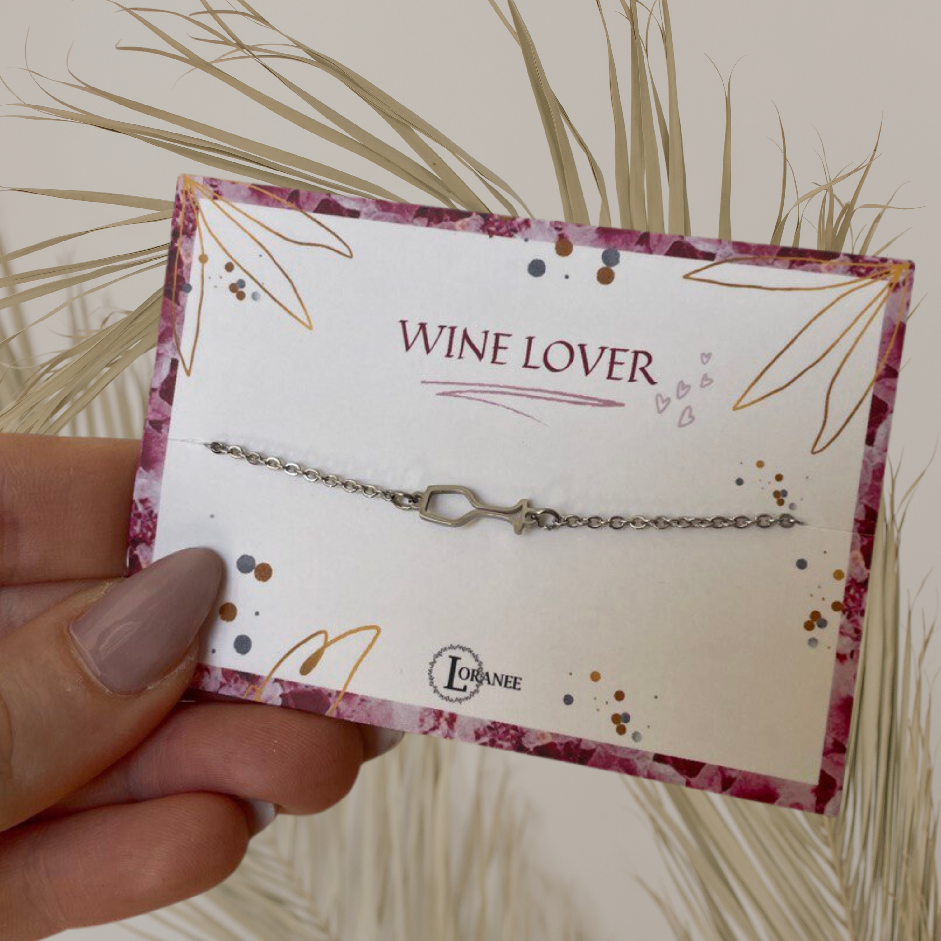 WINE LOVER GOLD 14k Gold Plated