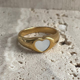 HEART Ring 14k Gold Plated